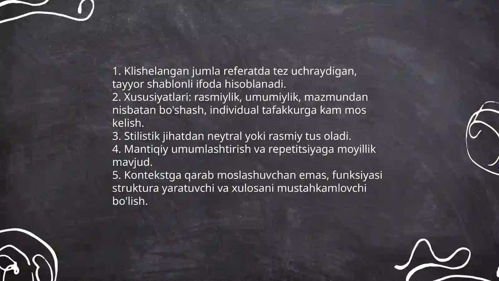 Klishelangan jumla referat 3