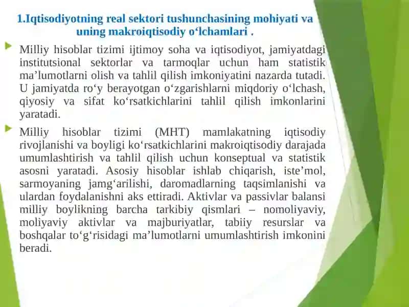 DINAMIK MAKROIQTISODIY TAHLILDA REAL SEKTOR 3