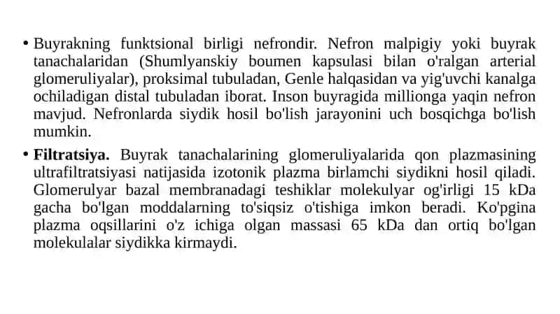 Buyrak biokimyosi 3