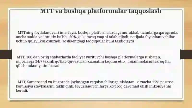MTT va boshqa platformalar taqqoslash 3