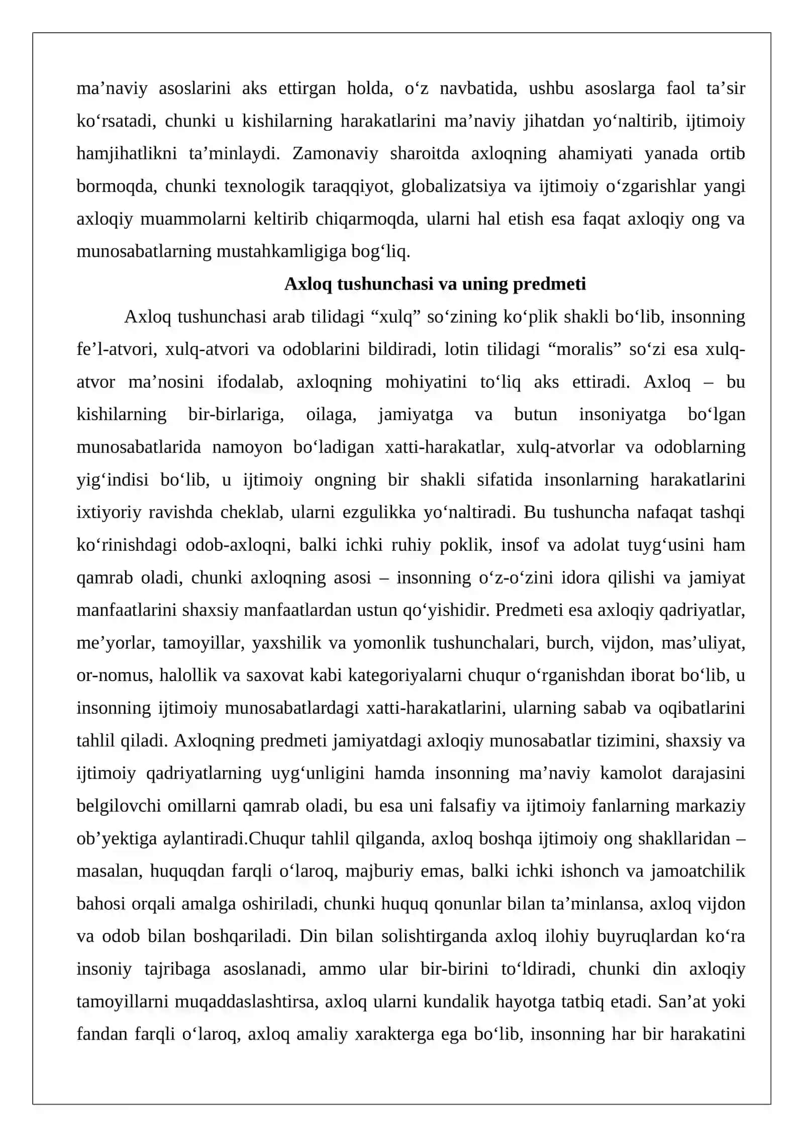 Axloqning jamiyat taraqqiyotidagi funksiyalari 3