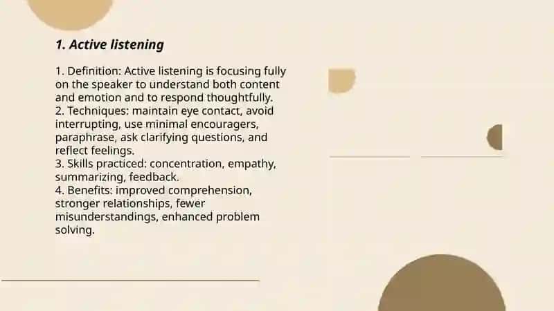 Active Listening Skills 3