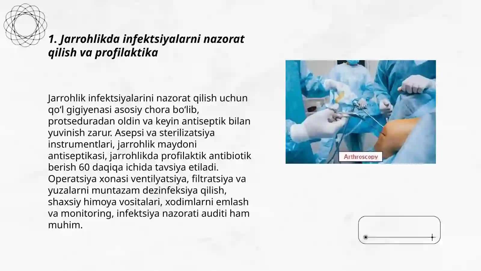 Tibbiy xodimlar uchun jarrohliklikdagi xavf xatarlar va ularni boshqarish 3