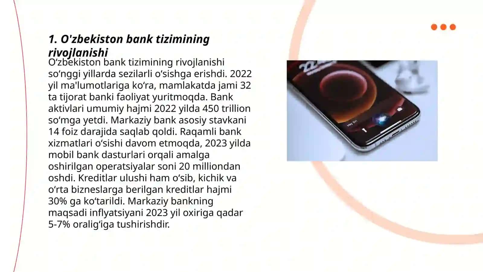 O'zbekiston bank tizimining rivojlanishi 3