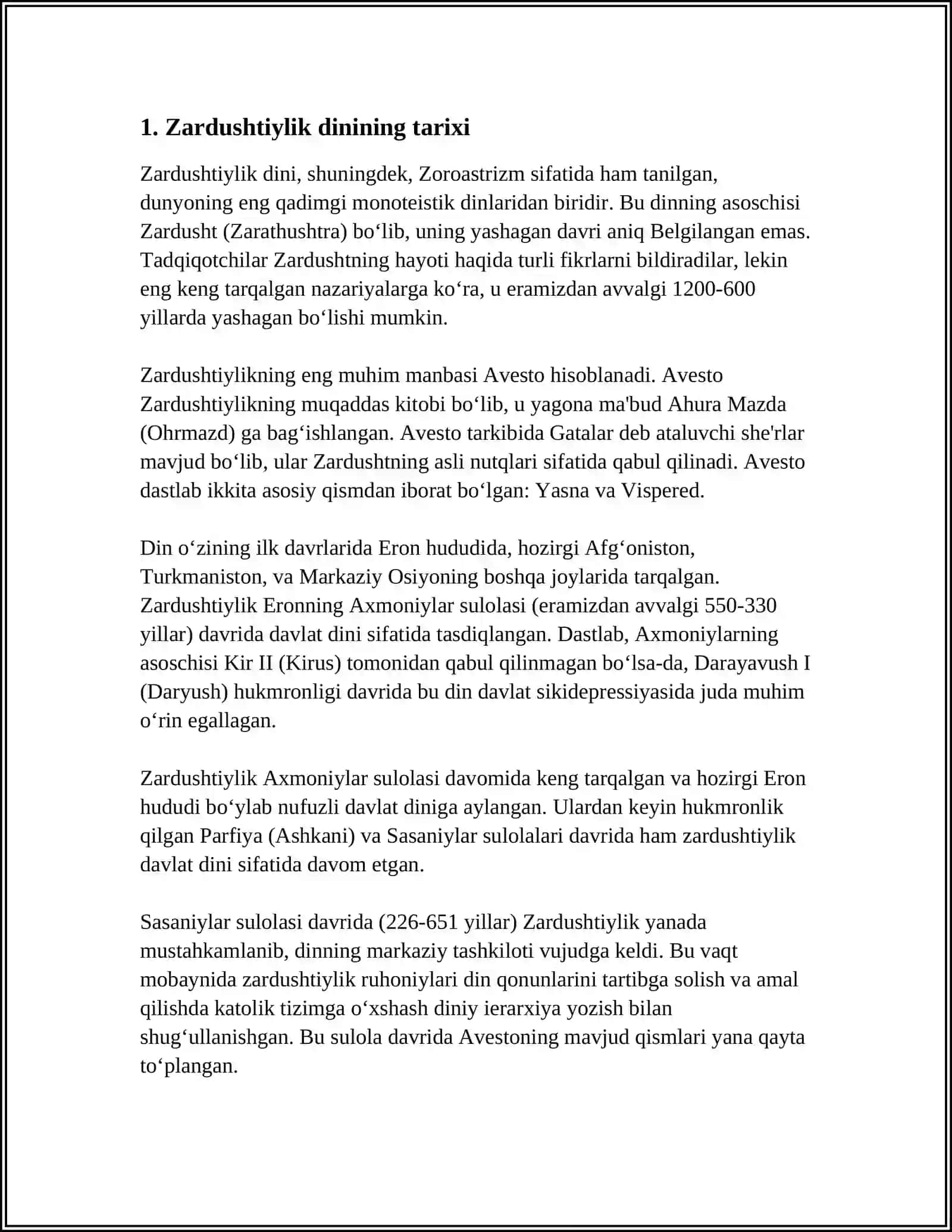 ZARDUSHTIYLIK DINNI 3