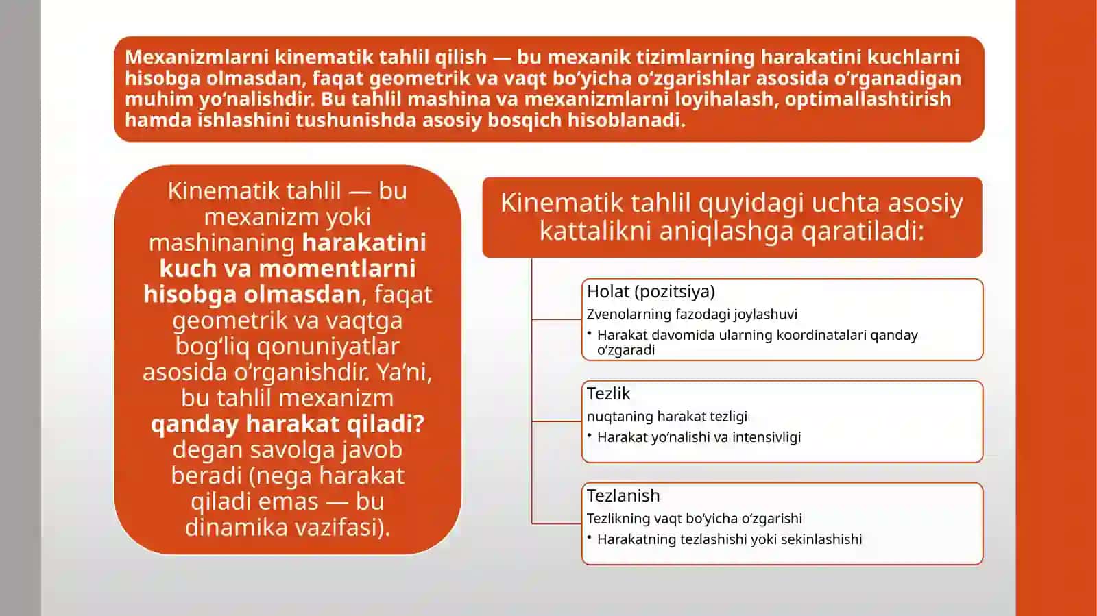 Mexanizmlarni kinematik tahlil qilish 3
