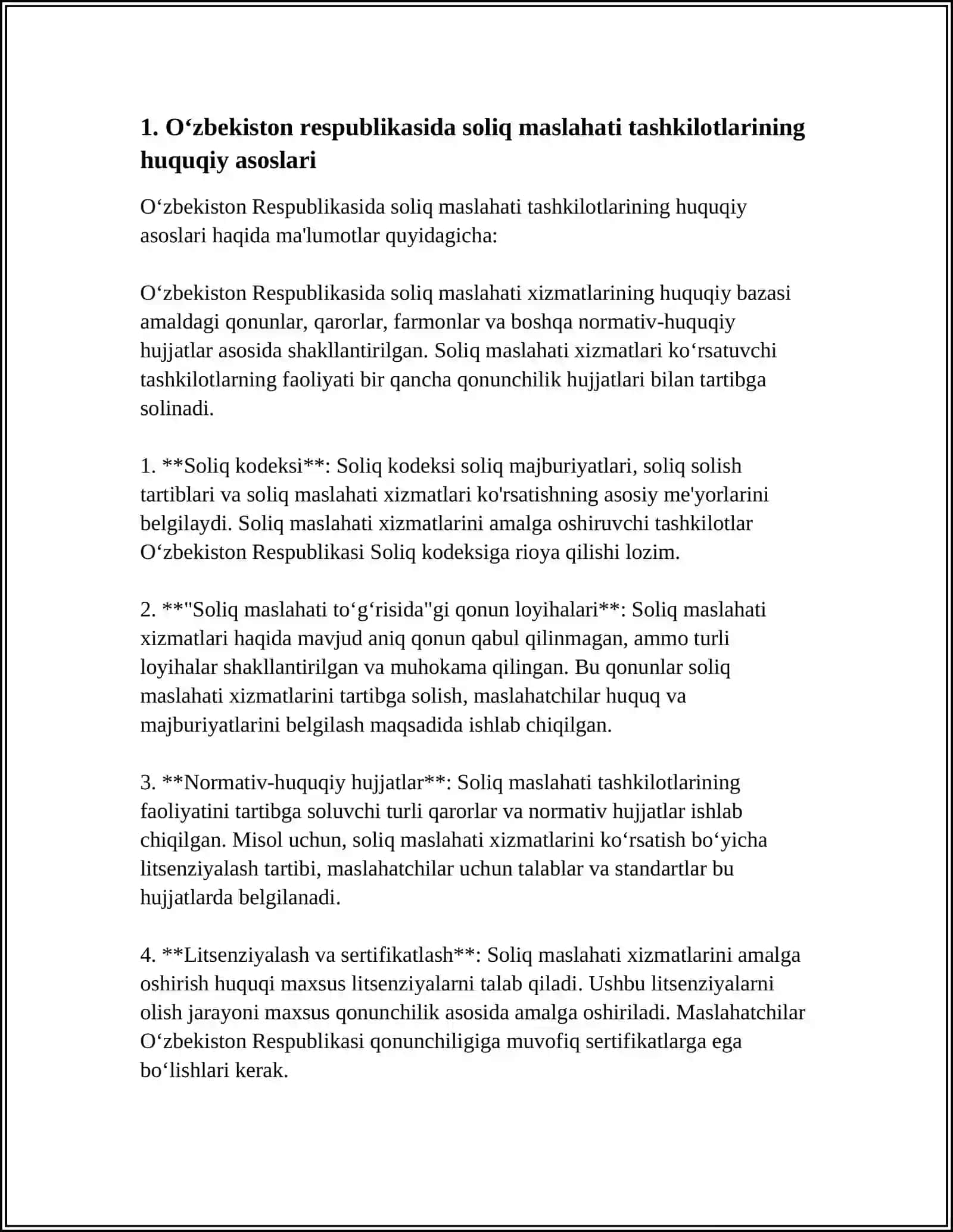 O‘zbekiston va Turkiya Davlatlarida Soliq Maslahati Tashkilotlarini Tashkil Etishning Huquqiy Asoslari 3