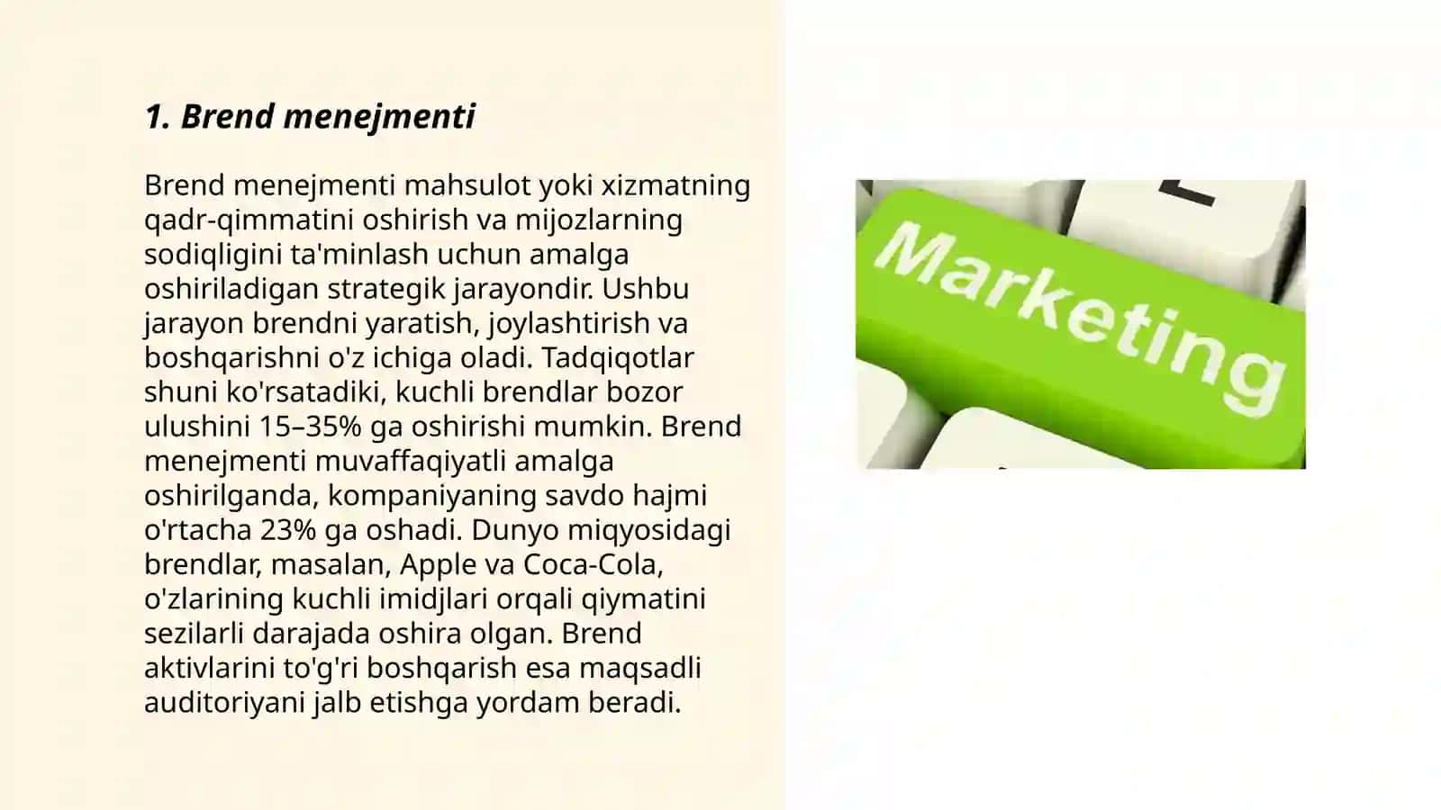 Marketing MBS 3