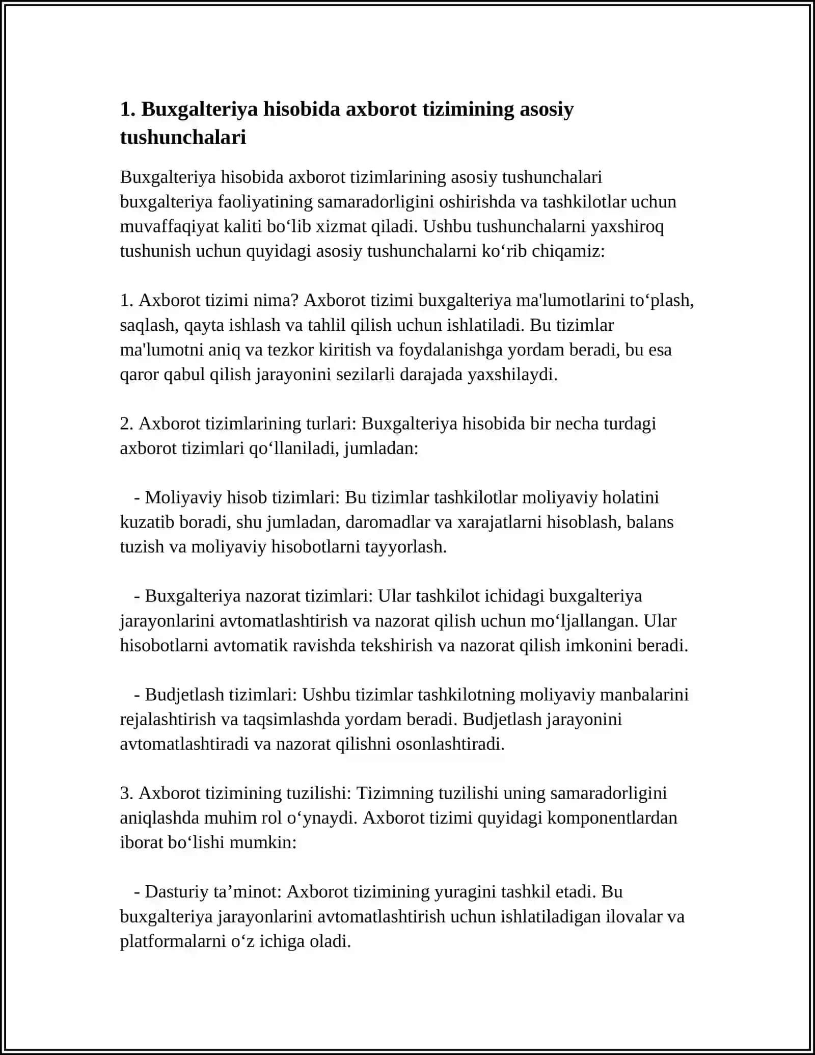 Buxgalteriya hisobida axborot tizimi 3