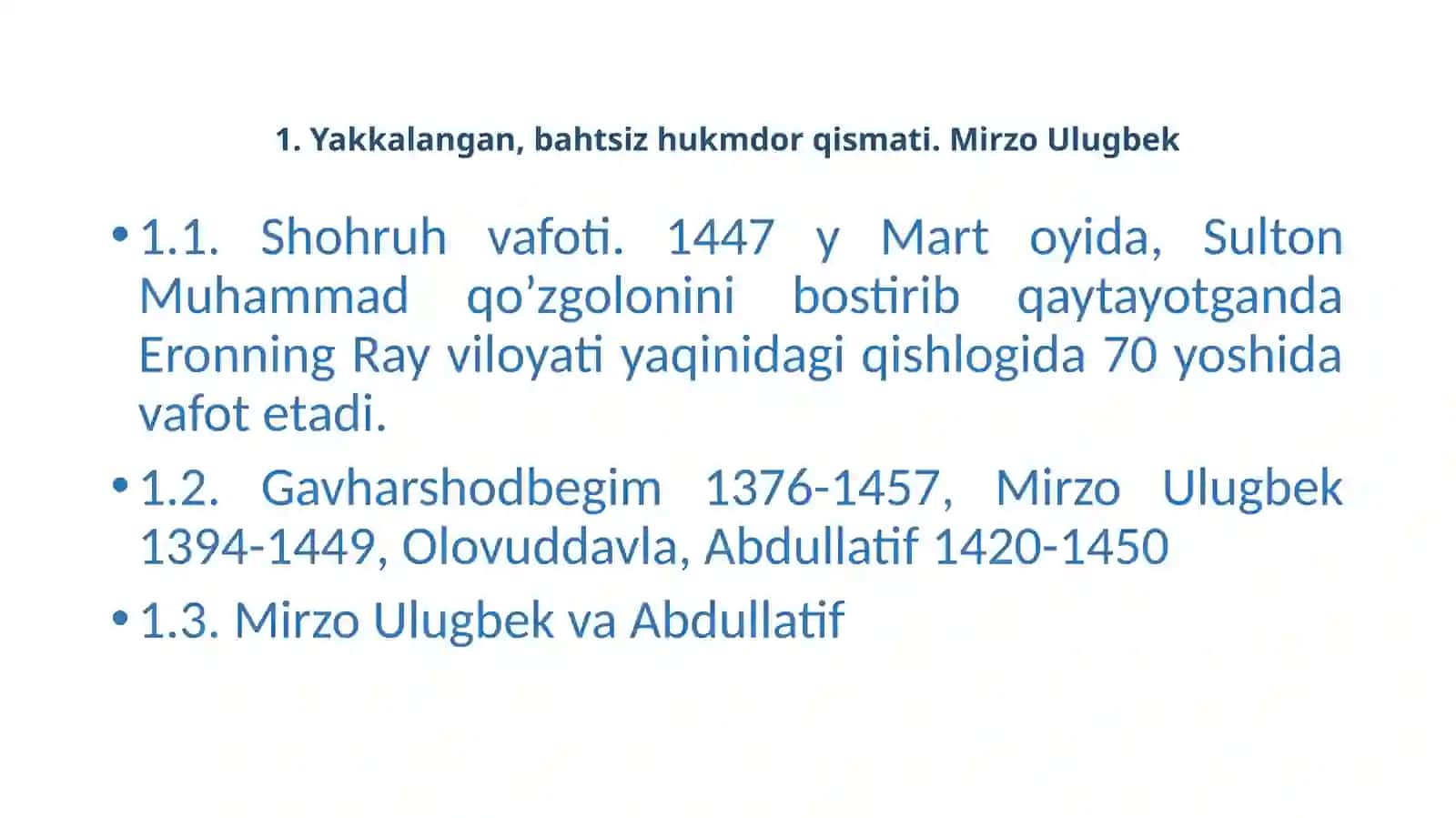 SO’NGI TEMURIYLAR,TAXT UCHUN KURASHLAR 3