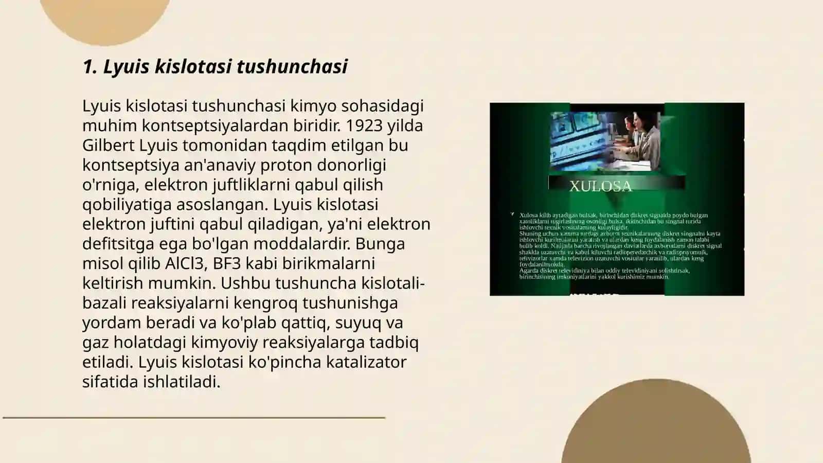 Lyuis kislotalari va asoslari 3