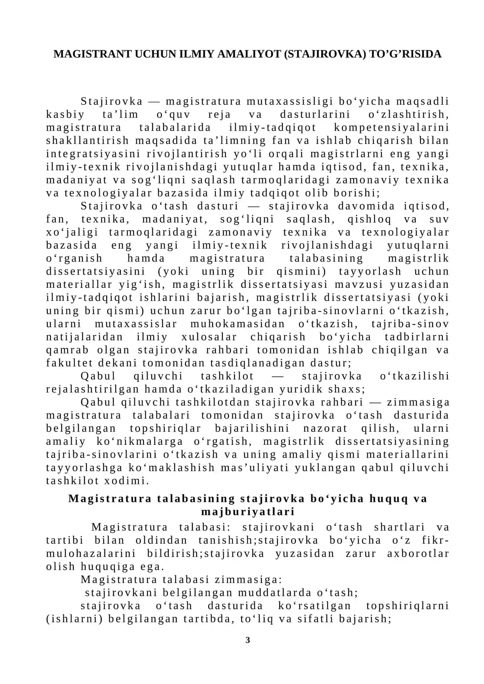 ILMIY AMALIYOT (STAJIROVKA) 3