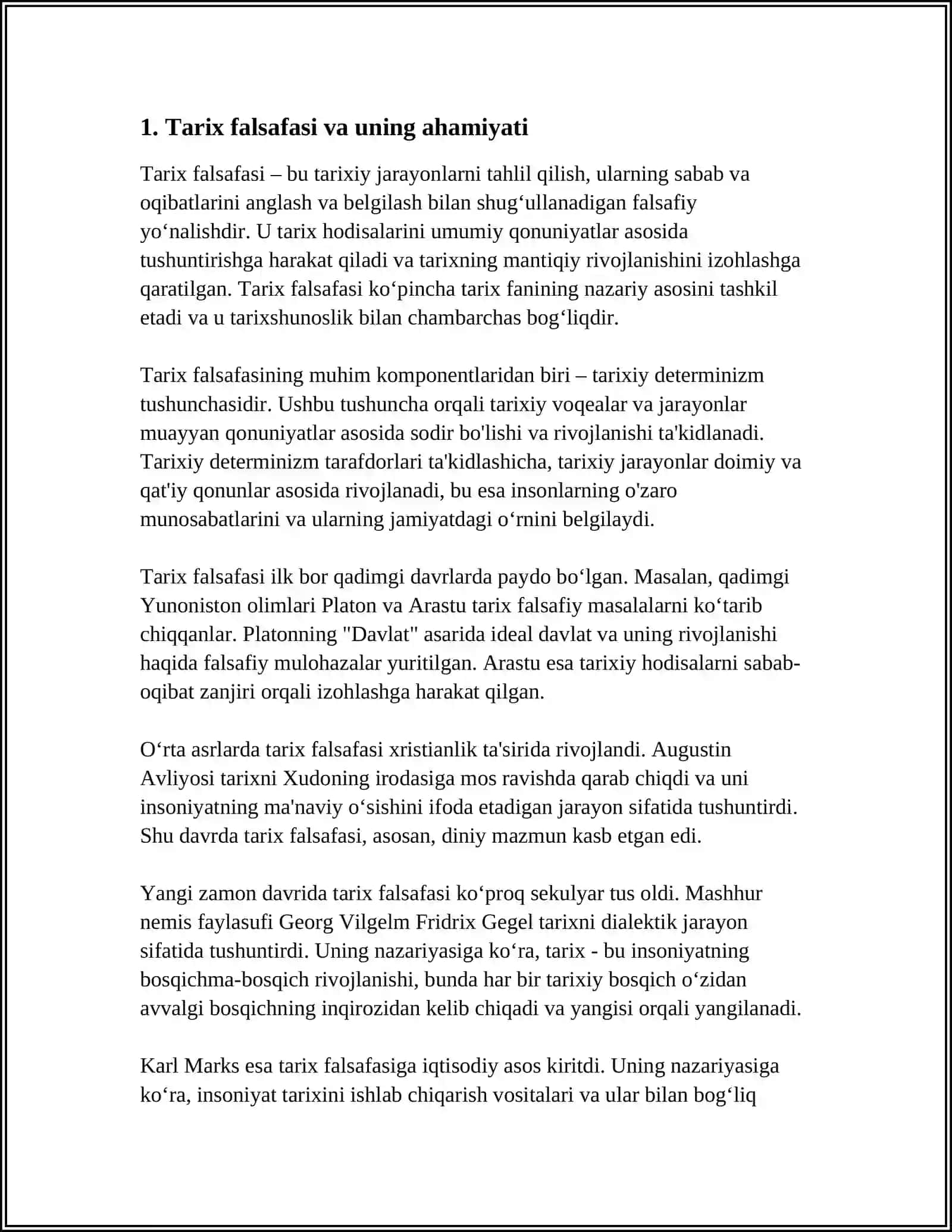 TARIX FALSAFASI 3