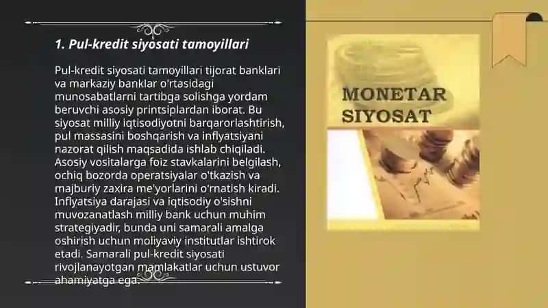 Monetar siyosat qoidalari 3