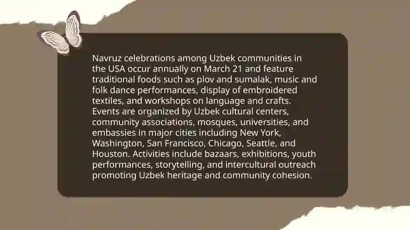 Navruz celebrations among Uzbek communities in the USA 3