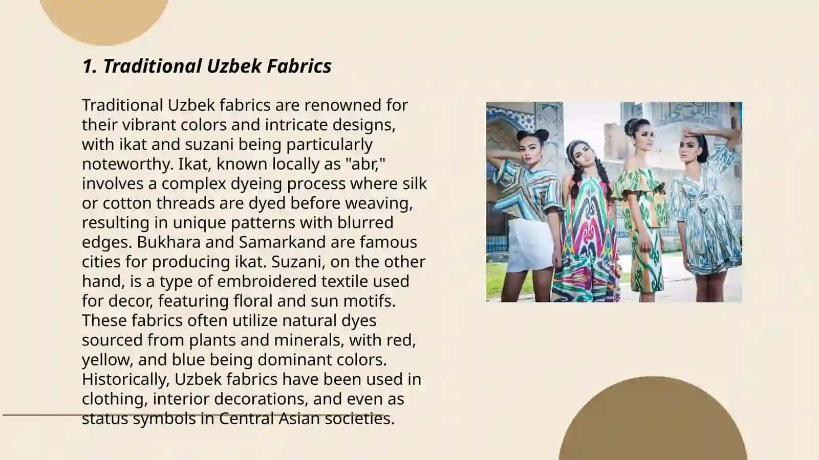Traditional Uzbek Fabrics 3