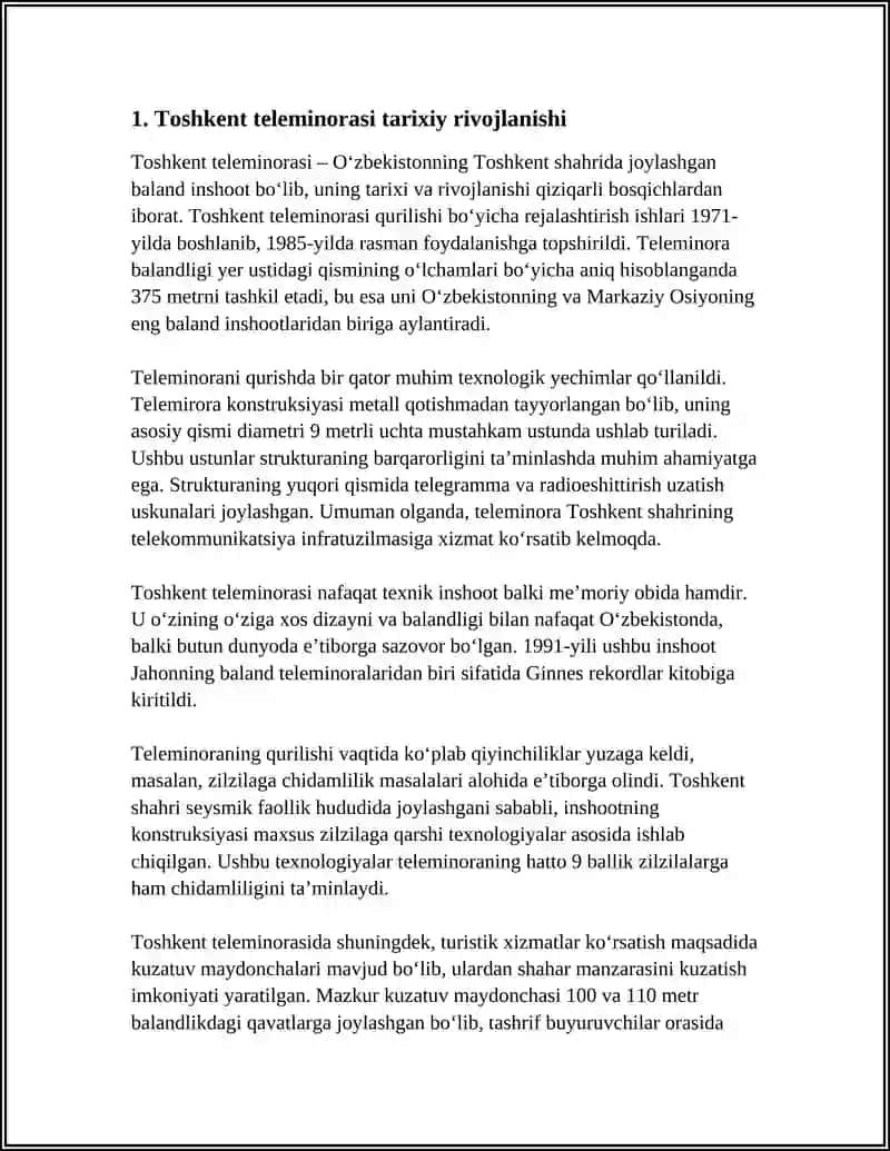 Toshkent teleminorasi 3
