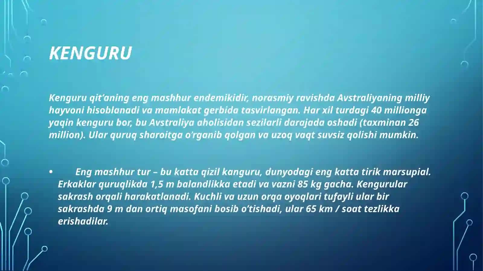 Avstraliya hayvonot dunyosi 3