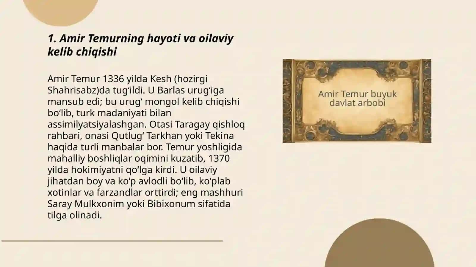 Amir Temur– buyuk davlat arbobi 3