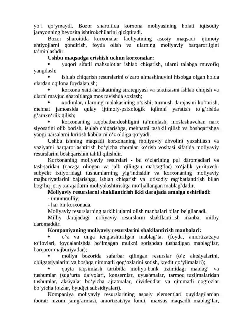 Moliyaviy resurslarni boshqarish 3