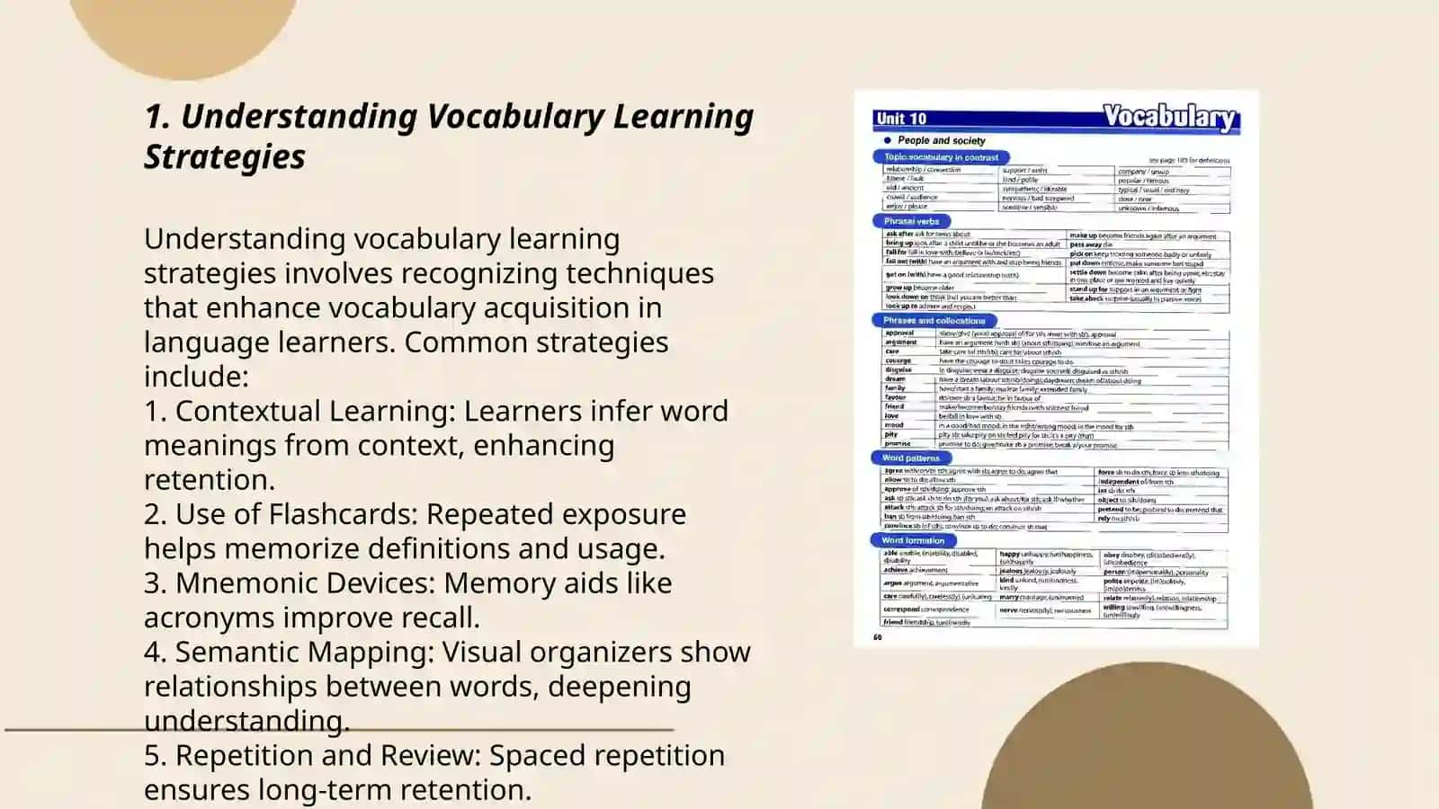 How to train good vocabulary learners 3