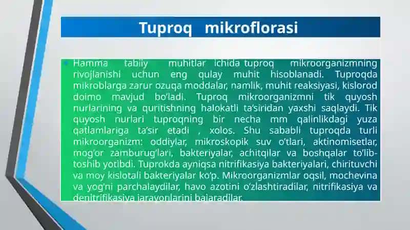 Mikroorganizmlarning tarqalishi 3