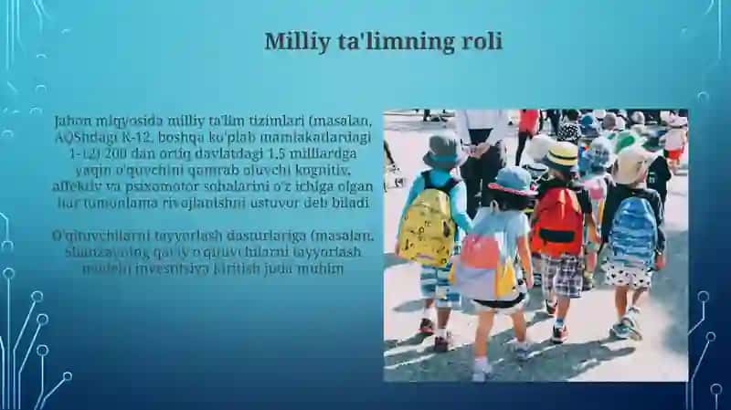 Milliy ta'limning roli 3