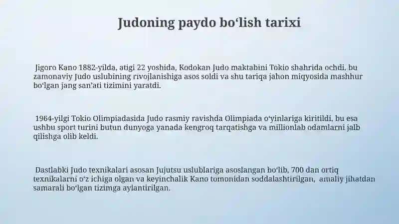 Judoni yaralish tarixi 3