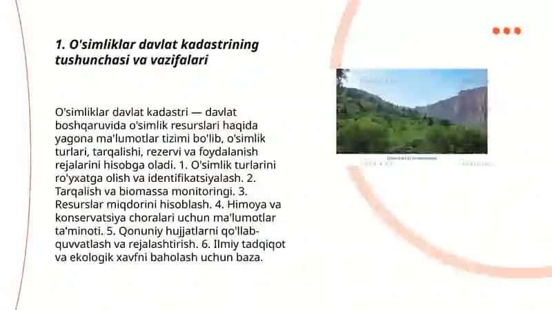 O'SIMLIKLAR DAVLAT KADASTRI 3