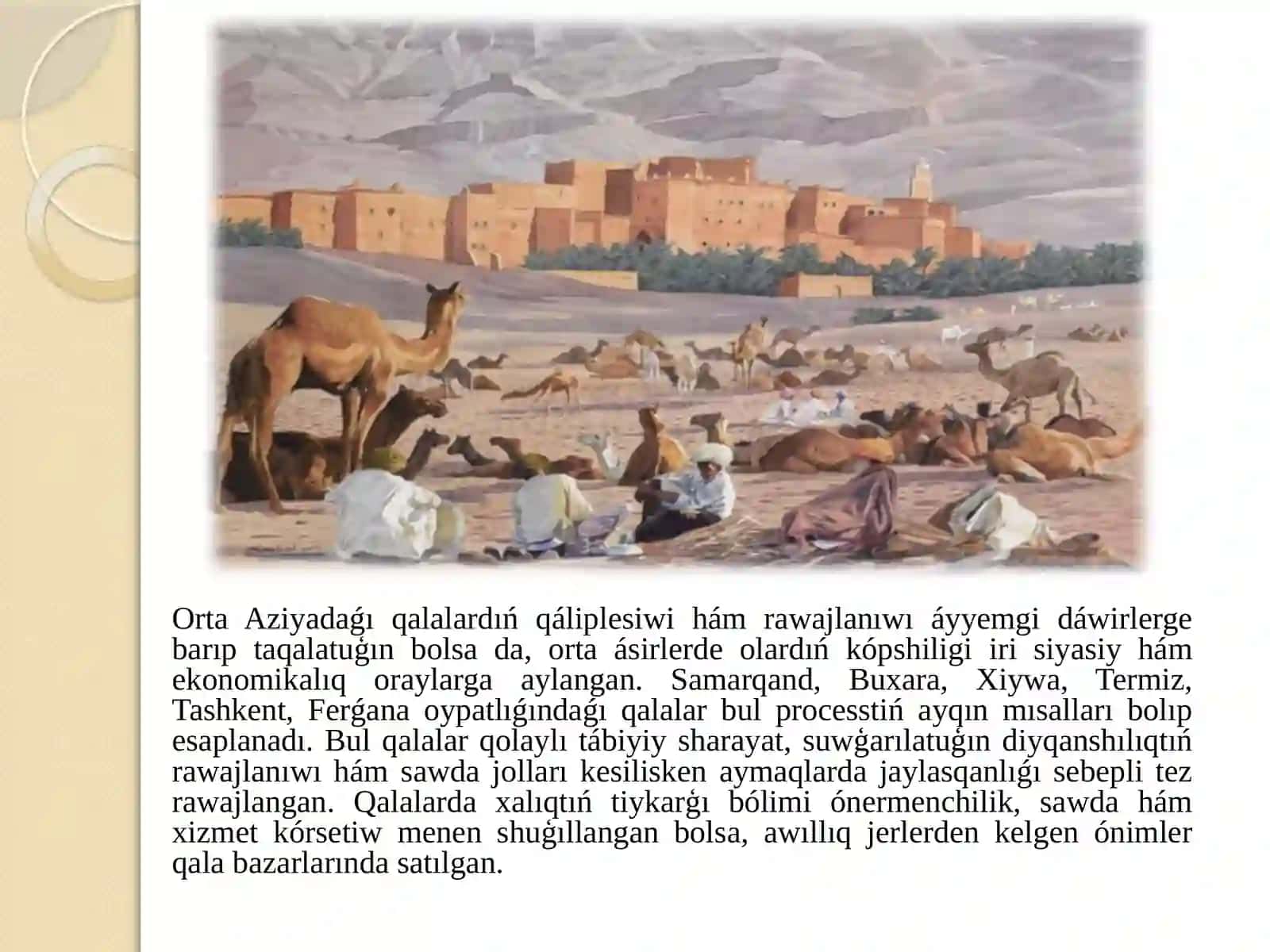 Ortaásirlerdegi Orta Aziya qalalari 3