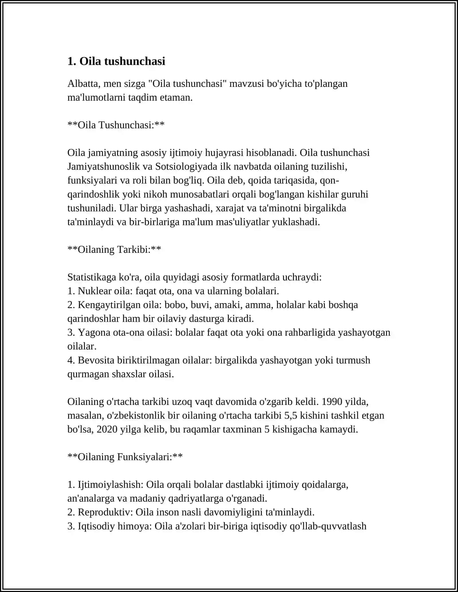OILA VA UNING FUNKSIYALARI 3