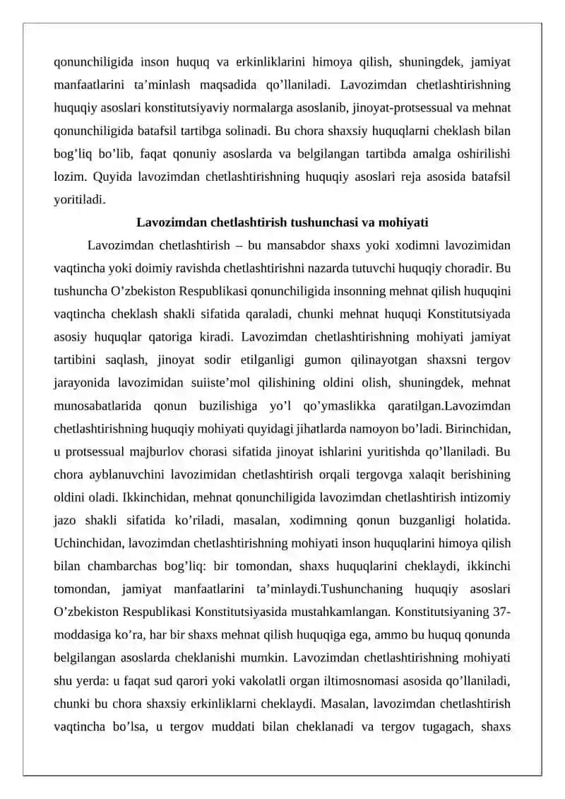 Lavozimdan chetlashtirish va majburan keltirishning protsessual tartibi 3