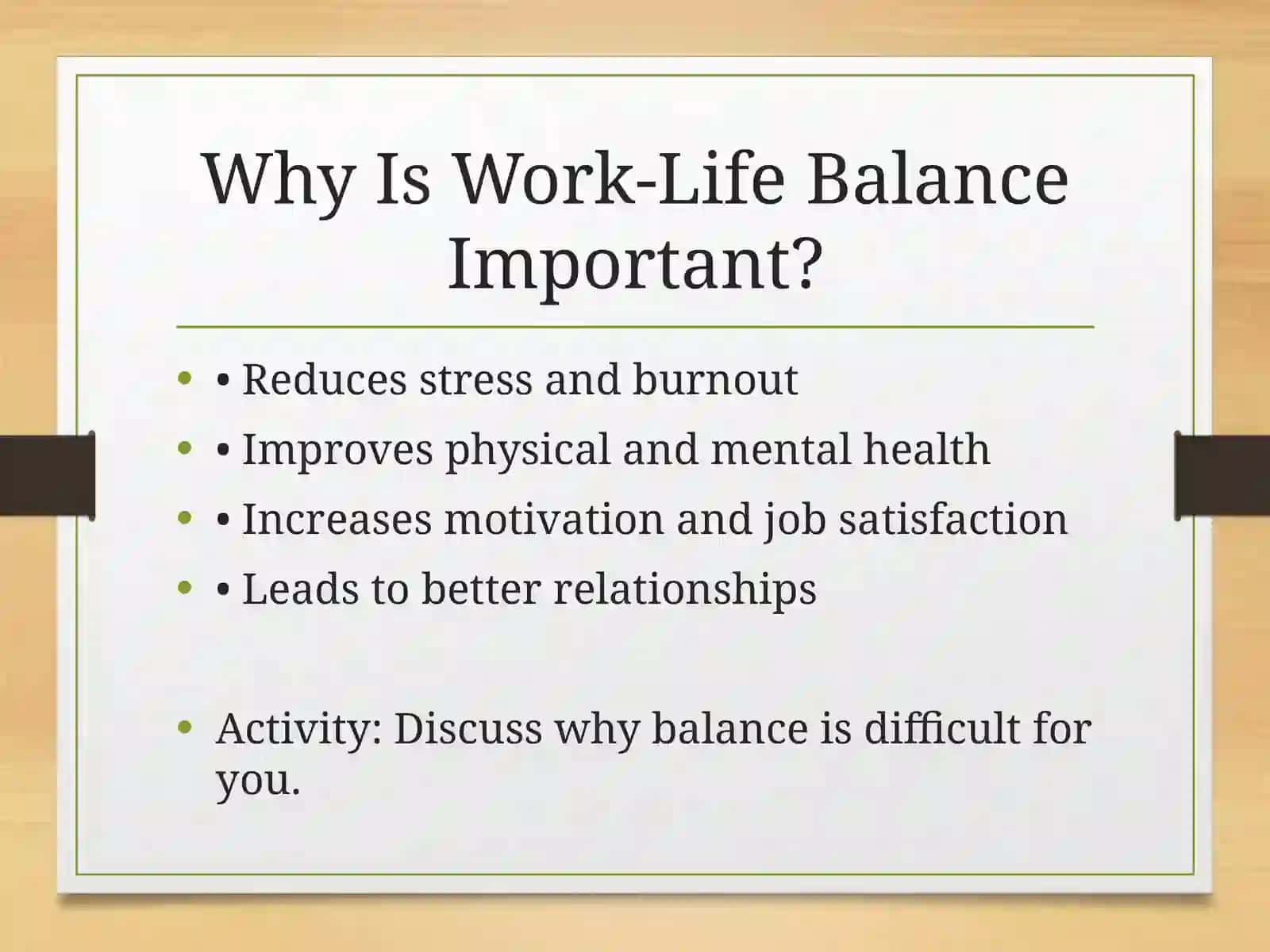 The Concept of Work-Life Balance 3
