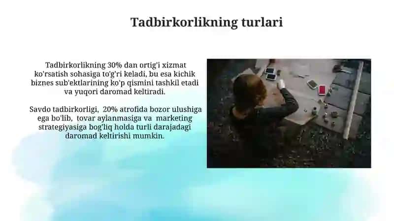 Tadbirkorlik haqida 3