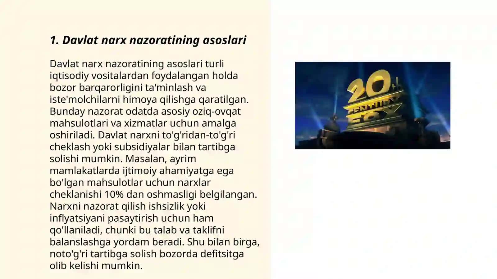 Davlat narx nazoratining asoslari 3