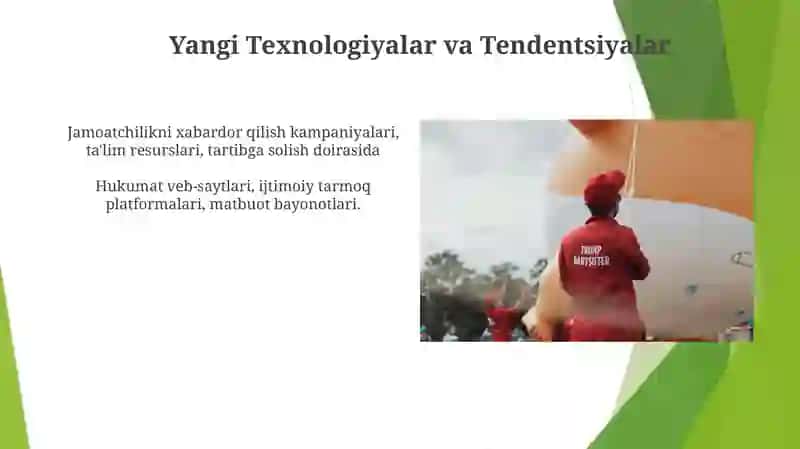 Yangi Texnologiyalar va Tendentsiyalar 3