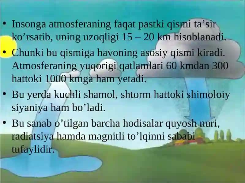 Atmosfera qatlamlari 3