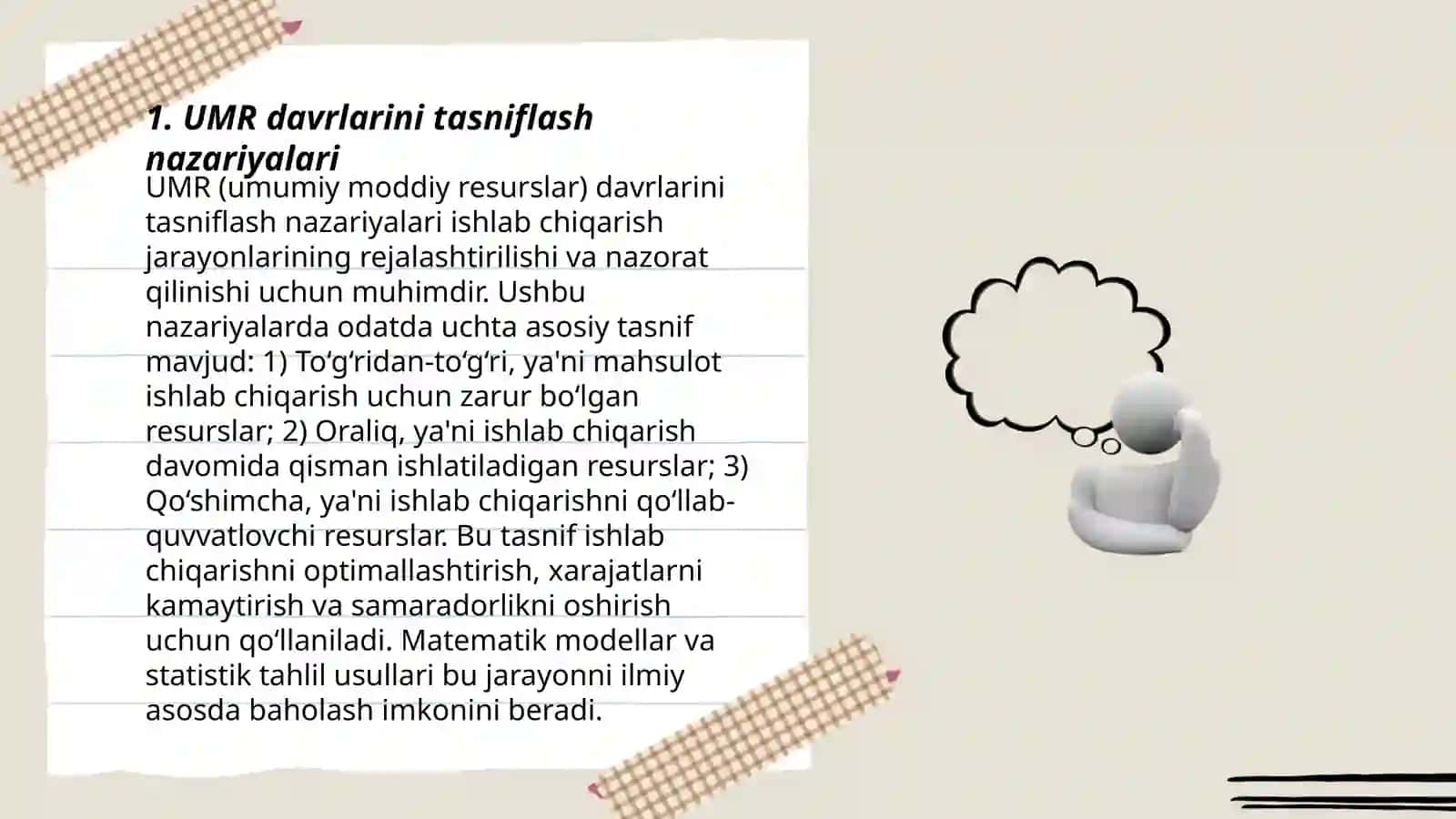 UMR davrlarini tasniflash nazariyalari 3