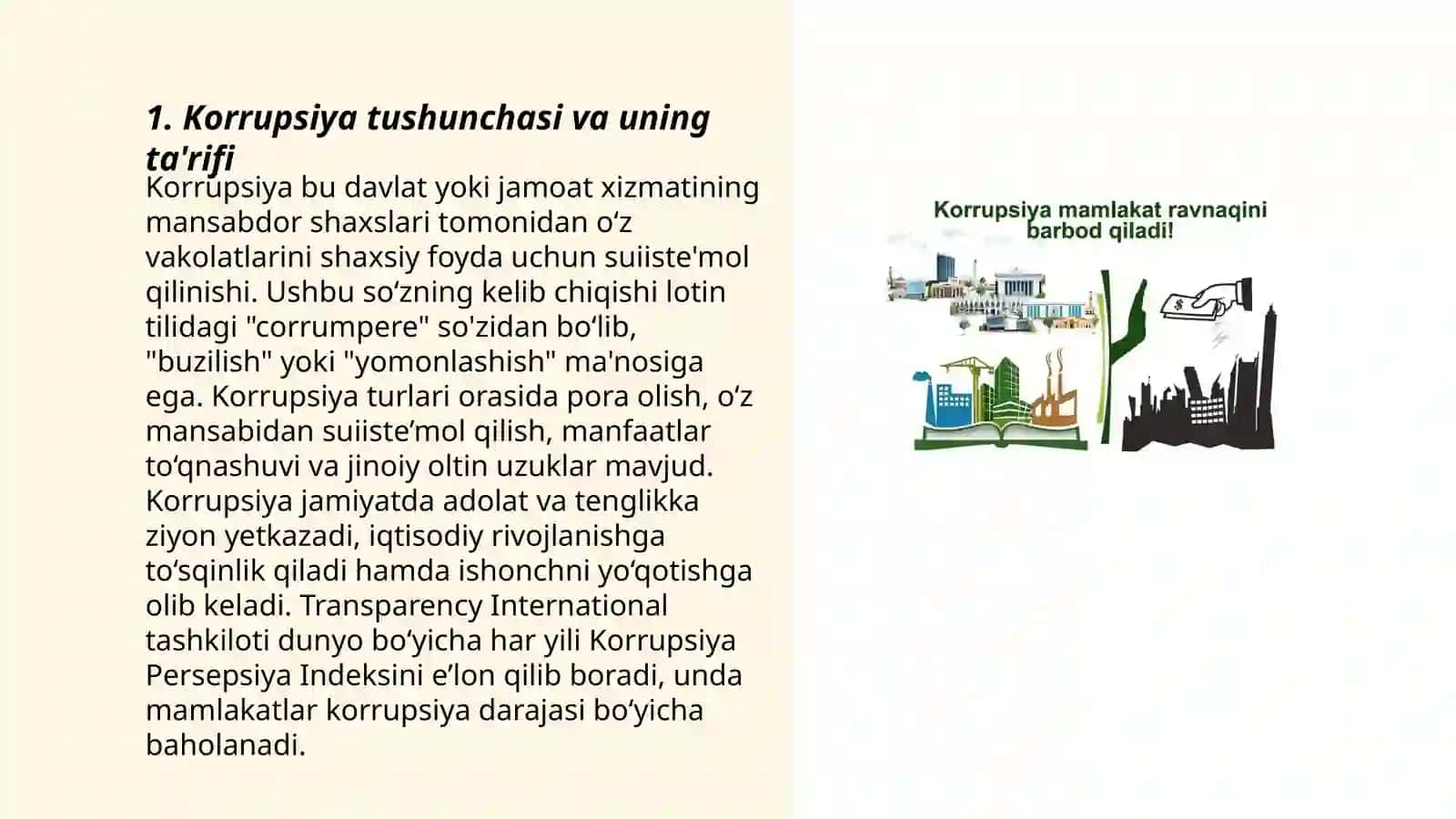 Korrupsiya tushunchasi va uning mazmun mohiyati 3
