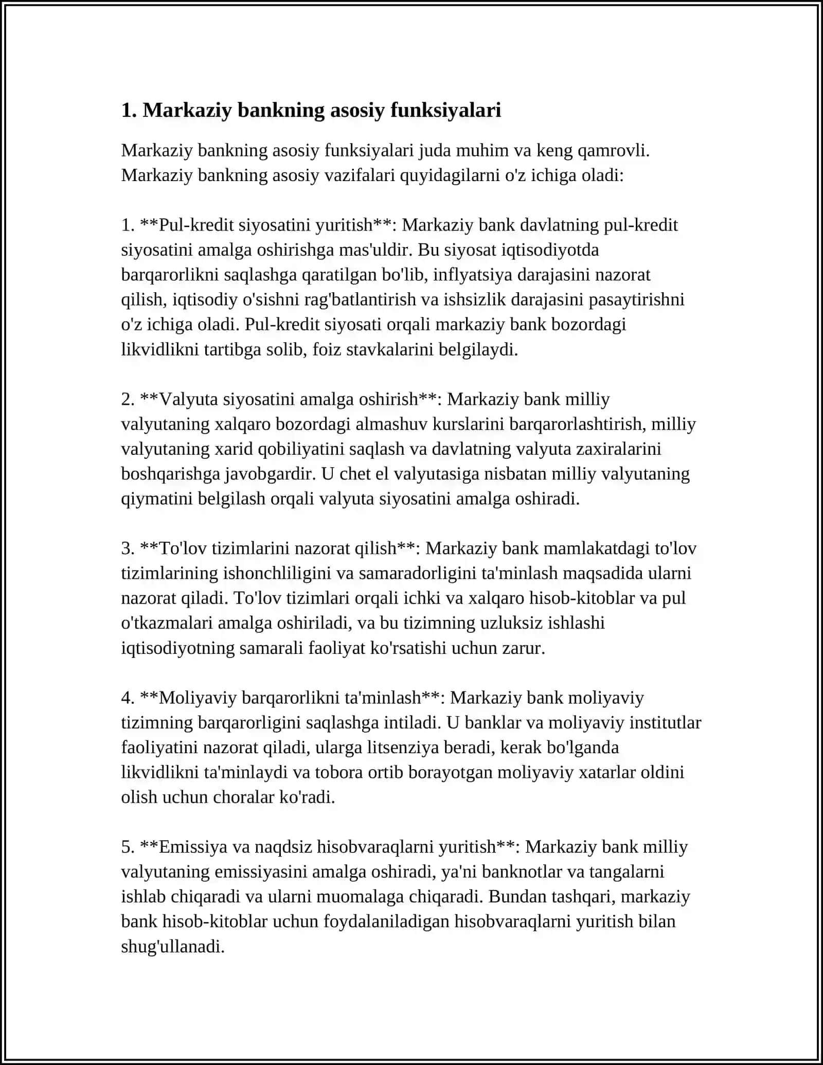 MARKAZIY BANK FAOLIYATI 3