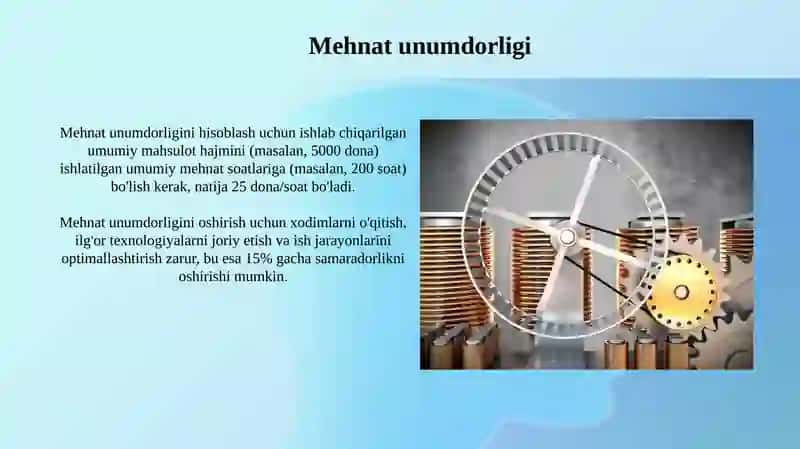 Mehnat unumdorligi 3