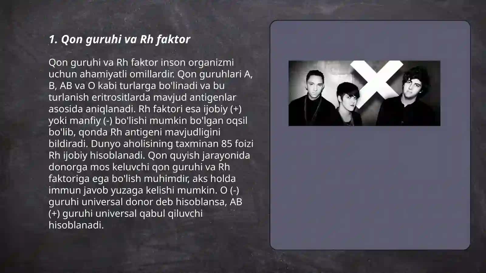 Qon guruhi va Rh faktor 3