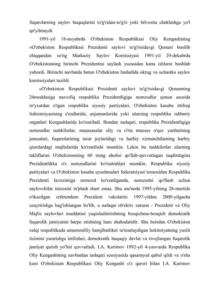 Ijro etuvchi hokimiyatning huquqiy asoslari 3