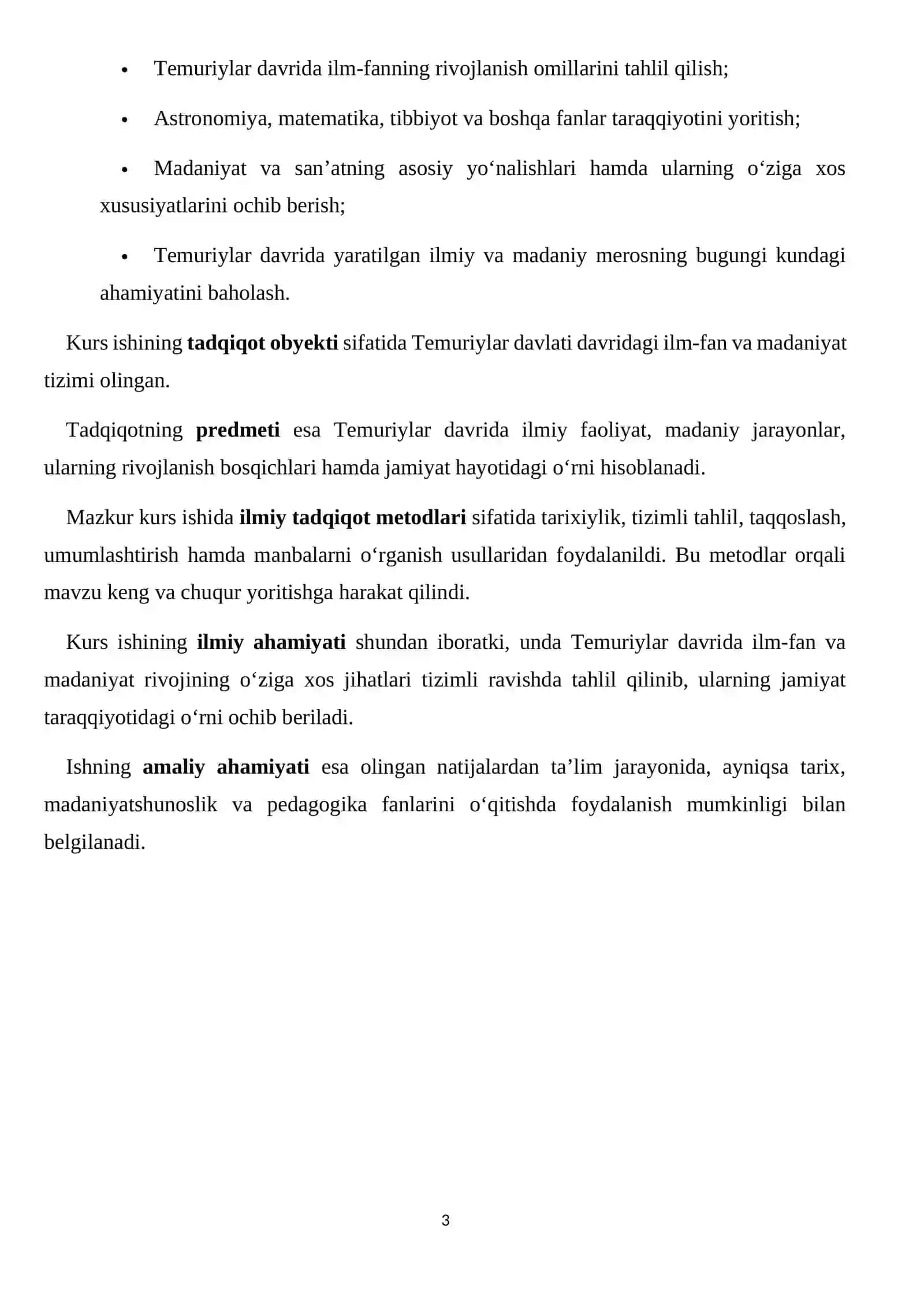 Temuriylar davlati davrida ilm-fan va madaniyatning rivojlanishi 3