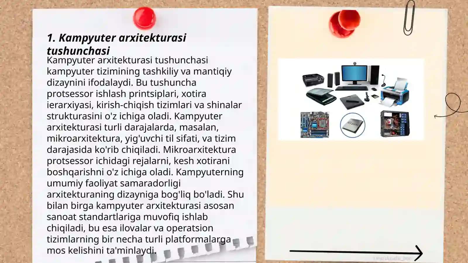 Zamonaviy kampyuterlar va ularning arxitekturasi 3