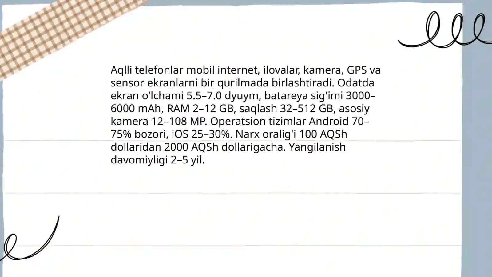 Aqlli telefonlar 3