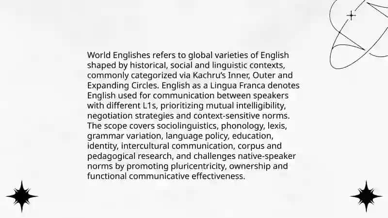 World englishes and English as a lingua franca 3