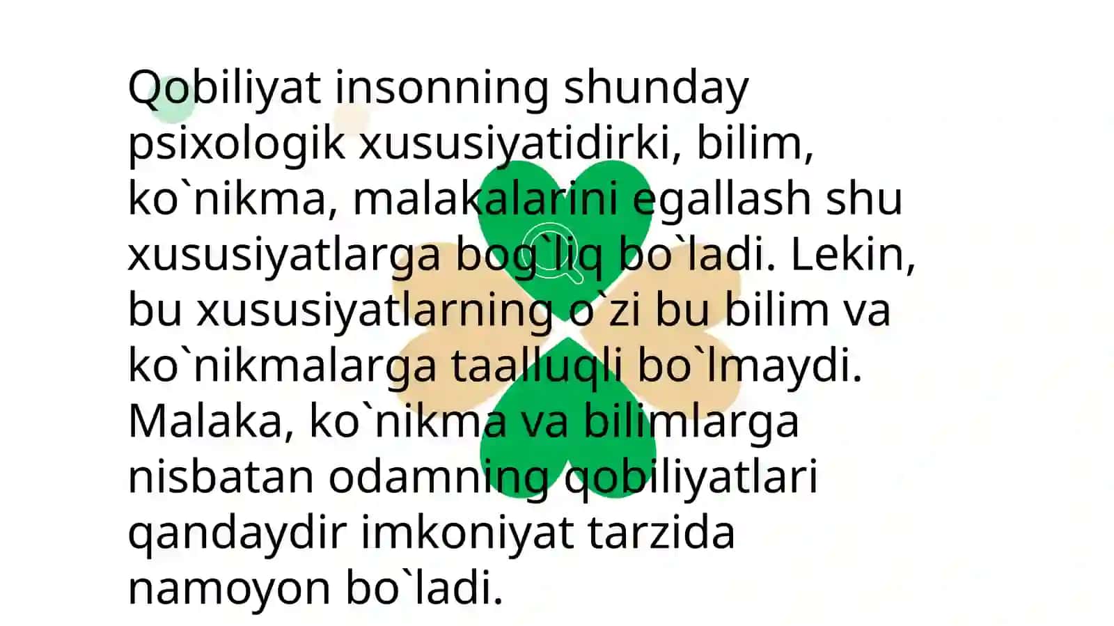 Qobiliyat haqida tushuncha 3