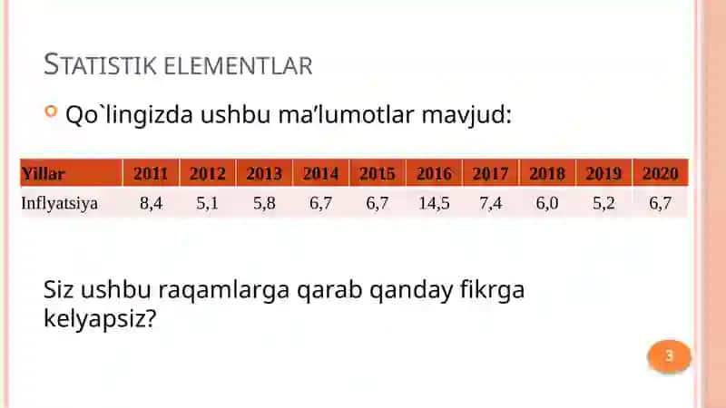 Ekonometrik modellashtirish asoslari 3