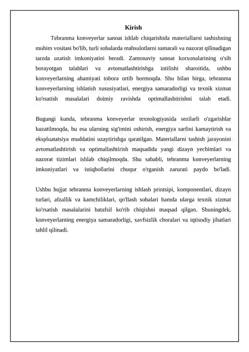 Tebranuvchi konveyerlar 3